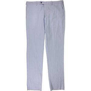 The Men's Store Mens Pincord Stripe Straight Leg Slacks Dress Pants, Blue , 4...